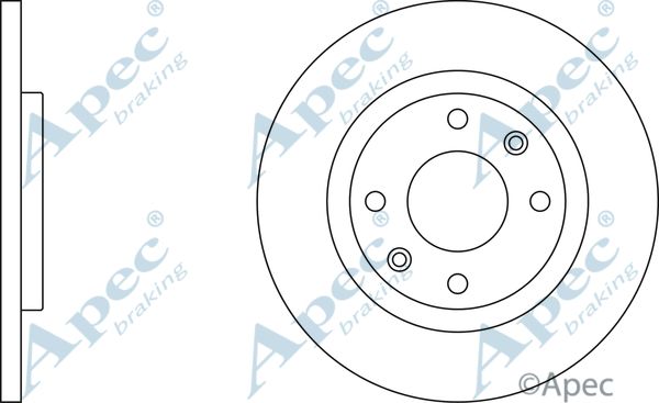 APEC BRAKING Jarrulevy DSK821